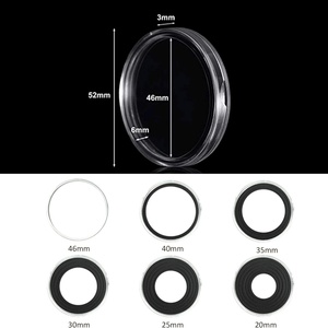 Cápsulas de Plástico Transparente Modernas y Duraderas para Monedas, Cápsulas Vacías al por Mayor para Coleccionar, Impresas con Serigrafía, Tamaño Personalizado - Product Image 5