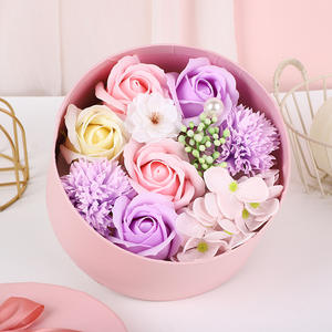 Soap flower simulation flower Mother's Day gift bouquet for Mother birthday rose cherry blossom - Product Image 5