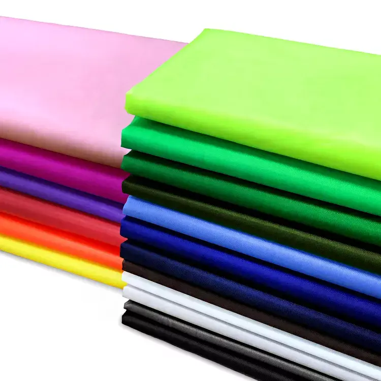190T taffeta 100% polyester fabric cheap price plain weave taffeta lining fabric for garment suit bag luggage