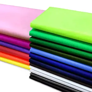 Ucuz fiyat 190T tafta 100% polyester düz örgü giysi takım çantası bagaj için tafta astarlık kumaş