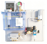 Système de distribution de lubrification volumétrique air-huile MIX-S compatible avec le système SKF OLA pour chaînes