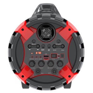 Hot không thấm nước xách tay màu xanh răng Led Loa karaoke Loa ngoài trời Xtreme Stereo Bazooka loa với tay dây Disco ánh sáng - Product Image 2