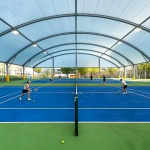 Estructura tensada de material PVDF PVC personalizable e impermeable para techo de cancha de tenis y pádel. - Product Image 6