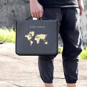 सिक्के एकत्रित पुस्तक धारक एलबम और 30 आस्तीन कागज पैसे प्रदर्शन भंडारण के मामले के लिए सिक्का मुद्रा संग्रह की आपूर्ति, स्टाम्प - Product Image 6