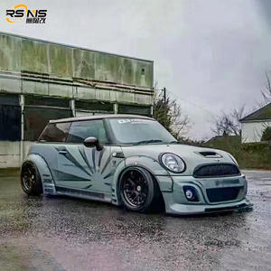 Kit Carrozzeria Per BMW <span class=keywords><strong>Mini</strong></span> Serie R56 <span class=keywords><strong>R57</strong></span> R58 Stile LB Paraurti Anteriore Minigonne Laterali Passaruota Spoiler Posteriore Kit Wide Body Auto - Product Image 6