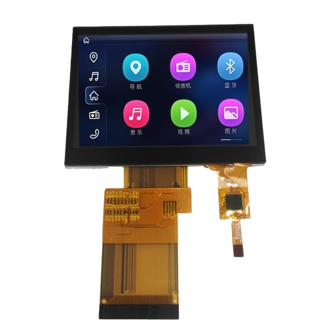 3.5inch tft display Multi-touch capacitive touch panel lcd module transmissive RGB interface 320*240 resolution 250cd luminance