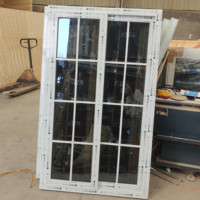 Fenêtre coulissante sur mesure en PVC, double vitrage, étanche, résistante aux ouragans, à économie d'énergie, pour extérieur, hôtel, sous-sol, suspendue