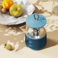 Nuevo Reproductor MP3 de Alta Calidad de 5W y 1500mAh con Reproductor MP3 Integrado, Puede Reproducir MP3 desde Tarjetas TF y Memorias USB, con Altavoz y Luz para Camping