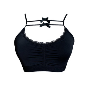 Sexy strapless camisole bra with padded bra straps, a seductive and alluring short style with a backless design, perfect for - Product Image 2