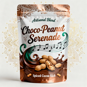 Pochette debout avec fermeture éclair pour paquets <span class=keywords><strong>d</strong></span>'arachides épicées, sacs plats en mylar PE 100g 250g métallisé en feuille imprimée personnalisée - Product Image 3