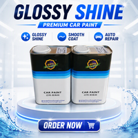 Revêtement liquide époxy bi-composant de qualité, couche transparente à haute teneur en solides pour la carrosserie automobile, la peinture de bateaux et le revêtement plastique, rénovation automobile