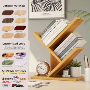 Estantería de Bambú para Libros, de Pie o para Montar en la Pared, para Niños, Guardería, Biblioteca, Sala de Estar, Estante de Almacenamiento - Product Image 1