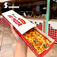 Boîte en papier kraft personnalisée pour chien Pop Corn Boîtes d'emballage pour déjeuner à emporter Boîtes de restauration à hot-dogs personnalisées et emballage