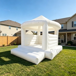 <b>Inflatable</b> Jumping Castle Bounce House Commercial Grade PVC <b>Inflatable</b> Bouncy Castle <b>Inflatable</b> White Jumping Castle for Kids - Product Image 1