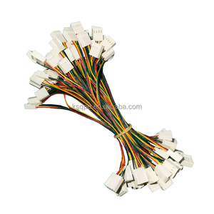 Harnais de câblage personnalisé pour applications automobiles et électroniques, 8-32 AWG, pas de 1,0-2,54 mm, longueur personnalisable, broches - Product Image 1