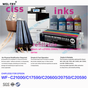 Cartouche compatible WEL-TRY sans puce pour WF-C21000 C17590 <span class=keywords><strong>C20600</strong></span> C20750 C20590 – Sans restriction régionale - Product Image 3