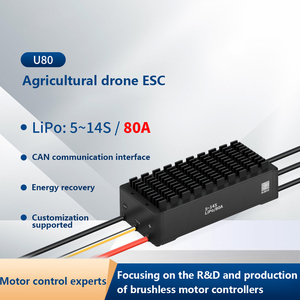 Controlador de Velocidad Impermeable U80 5-14S 80A, ESC para Motor sin Escobillas, IP67, Múltiples Funciones de Protección para Drones Agrícolas FPV Rc - Product Image 2