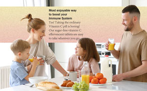 Comprimés effervescents de vitamine C soluble à formule Advancecd sous marque privée pour un soutien immunitaire puissant, suppléments de vitamine C et de zinc - Product Image 6