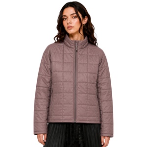 Fabricant de vestes matelassées pour femmes sur mesure OEM, veste d'hiver chaude en coton matelassé, veste rembourrée - Product Image 1