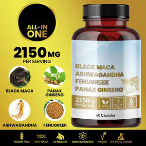 मजबूत आदमी शक्ति और महिला बट कूल्हों के लिए नम निजी लेबल हर्बल पूरक काले मैका रूट कैप्सूल - Product Image 4