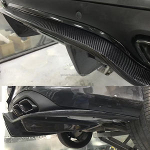 Diffuseur arrière en Fiber de carbone de Style C63 PSM pour Mercedes Benz <span class=keywords><strong>classe</strong></span> C W205 coupé 2 portes Bodykit lèvre de pare-chocs arrière - Product Image 4