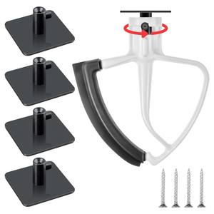 Support de Rangement pour Accessoires de Robot Pâtissier, Organisateur de Cuisine avec Vis et Adhésif – Idéal pour les Pâtissiers - Product Image 6
