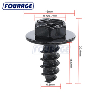 Auto Car Metal Fastener and Clips Swordfish 64937 Phillips Hex Head Sems Vis Fit pour Toyota (OEM: 90159C0036)