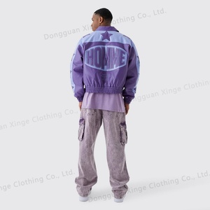 Chaqueta Varsity de Piel Sintética, Estilo Letterman, Chaqueta Bomber de Béisbol con Relieve 3D, Resistente al Viento y al Agua para Hombre - Product Image 3