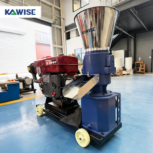 Macchina a Pellet di alimentazione Diesel 160 a 3 <span class=keywords><strong>rulli</strong></span> di tipo 100-150KGH piccola azienda agricola animale pollame bestiame mangime Pellet Mill per uso domestico - Product Image 6