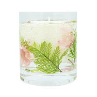 Jar Sea shell Jelly Candle Großhandel Personal isierte Duft Gel Wachs Glas Home Decoration Kunst Kerze Soja Wachs Säule
