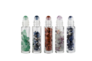 Sang Trọng 4Ml 6Ml 8Ml 10Ml 15Ml Rõ Ràng Hổ Phách Màu Xanh Sương Nước Hoa Tinh Dầu Cuộn Chai Thủy Tinh Với Nắp Tre - Product Image 3