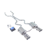 Système d'échappement pneumatique haute performance avec soupape, applicable aux BMW M3 M4 E90 E92 E93 4.0L V8 2007-2013, avant, intermédiaire, arrière, cat-back.