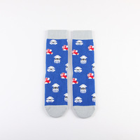 WZ85 Chaussettes de sport décontractées en coton jacquard pour hommes Chaussettes mi-longues à la mode Mario Marie Anime Body Crew Spring