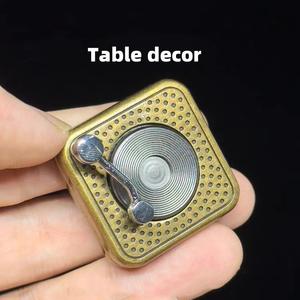 Fonógrafo, Juguete Antiestrés <span class=keywords><strong>de</strong></span> Metal Creativo con Alto Valor Estético, Giroscopio <span class=keywords><strong>de</strong></span> Dedo, Moneda Papa, Juguete EDC, Tecnología <span class=keywords><strong>de</strong></span> Vanguardia - Product Image 2