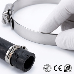 Abrazadera de manguera marina W4 de acero inoxidable 304 tipo americano, abrazadera de tubo ajustable con tornillo sin fin, sujetador de alta resistencia para barcos y embarcaciones - Product Image 3