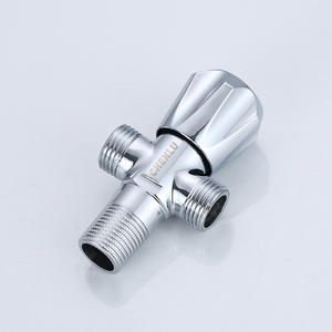Válvula angular Chenlu de 3 vías con doble salida, rosca macho, diámetro interior estándar para fontanería - Product Image 5