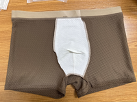Caleçons boxeurs tricotés pour hommes, taille mi-haute, fins, respirants, antibactériens, grande taille, vente en gros ODM
