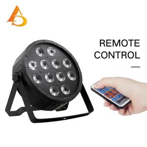 AICPOSE - Juego de 12 Luces LED Mini Par de 12 W con Control Remoto, RGBW 4 en 1, DMX, para Discoteca y Escenario - Product Image 3