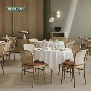 BFP Home Restaurant Modern Design Coffee Table Set Dinning Table Furniture Wood Restaurant Furniture For Project