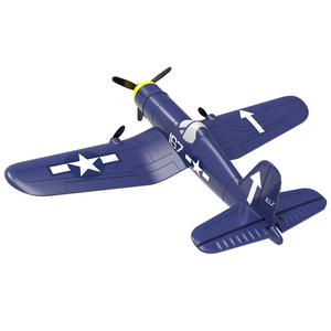 Trend oyuncaklar 2024 VOLANTEXRC RC uçak RTF <span class=keywords><strong>Gyro</strong></span> uzaktan kumanda uçak acemi için F4U 3-CH 2.4ghz oyuncaklar uçak