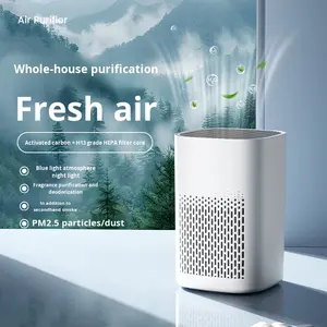 国境を越えた家庭用USBデスクトップ空気清浄機、ホルムアルデヒドと臭気の除去、ほこり除去 - Product Image 3