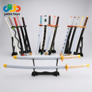 Set de Espadas de Zoro de One Piece de 104 cm, Katana de Madera sin Afilar, Accesorio de Cosplay para Fans del Anime, Yubashiri, Sandai, <span class=keywords><strong>Kitetsu</strong></span>, Wado Ichimonji - Product Image 1