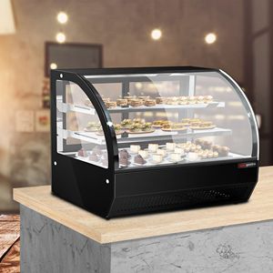 Hot Bán Bảng Top Tủ Lạnh Showcase Bánh Truy Cập Pastry Hiển Thị Trường Hợp <span class=keywords><strong>Countertop</strong></span> Bánh Hiển Thị Tủ Lạnh - Product Image 6