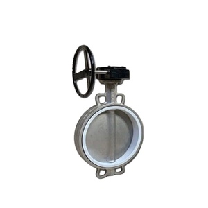 วาล์วผีเสื้อ COVNA B2Bclearance Sale รุ่น Gear Box Butterfly DN80 แบบเวเฟอร์  แกนเปลือย  วัสดุสแตนเลส SS304 - Product Image 1