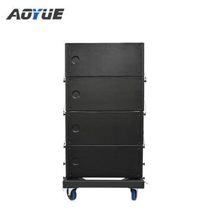 Enceintes colonne H-20A légères pour extérieur, 10 pouces, sur chariot, amplifiées, pour scène - Product Image 2