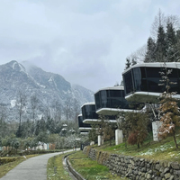 Petite maison mobile d'extérieur Maison résidentielle commerciale d'hôtel Petite maison de luxe Maison modulaire préfabriquée Capsule spatiale