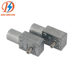 Micro moteur à courant continu 46SW370 12V 18V DC moteur de réduction à vis sans fin électrique couple élevé faible bruit droite ange 1-300 tr/min moteur électrique - Product Image 5