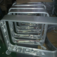 Boîte lumineuse en acrylique thermoformé pour extérieur, suspendue au plafond, ronde, carrée, ovale, personnalisée, pour cinéma, bar, magasin