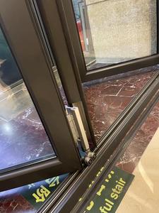 עמיד למים הוריקן-סגסוגת אלומיניום קיפול דלת הזזה דלת קיפול זכוכית מסך פיברגלס דלת חוץ - Product Image 4