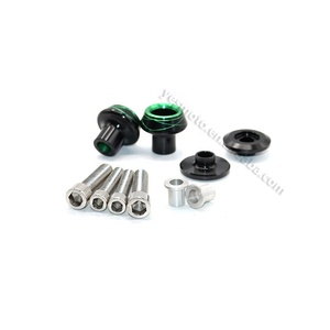 Đối Với Kawasaki Yamaha <span class=keywords><strong>MT03</strong></span> R25 R3 R6 MT07 MT09 Z1000/SX/Z800/Z250/Z750 8Mm CNC Green Nhôm Swing Arm Swingarm Ống Cuốn <span class=keywords><strong>Slider</strong></span> - Product Image 3